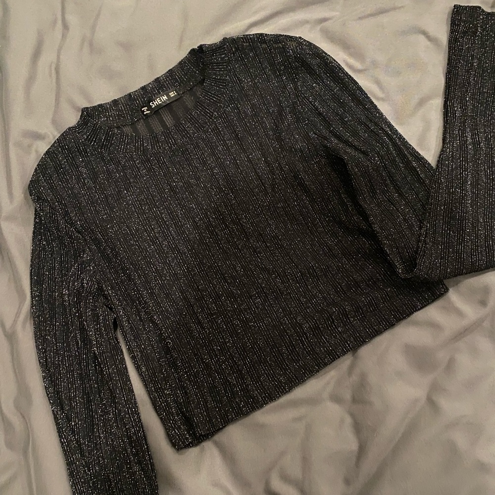Shein Sheer Crop Top
